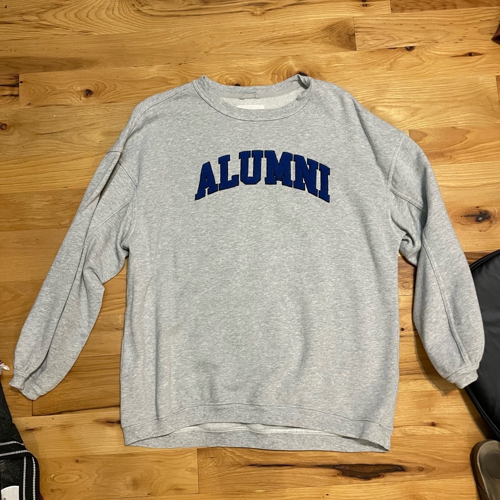 Aerie Gray Alumni Sweater